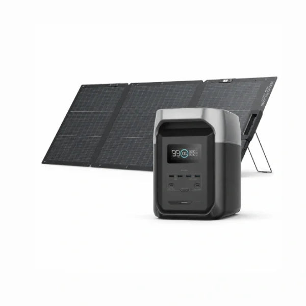 Combo EcoFlow DELTA 3 (1500 Wh + 1800 W) (EU) + Panel Solar 160 W