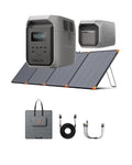 Combo EcoFlow DELTA 3 (1500 Wh + 1800 W) (EU) + Batería Adicional 1000 Wh + Panel Solar ZOUPW 450 W