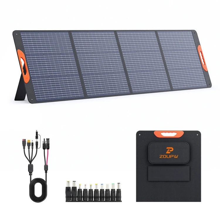 ZOUPW 220W Fabric-Skin Folding Solar Panel